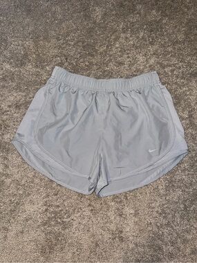 Nike Women's Light Gray Athletic Running Shorts